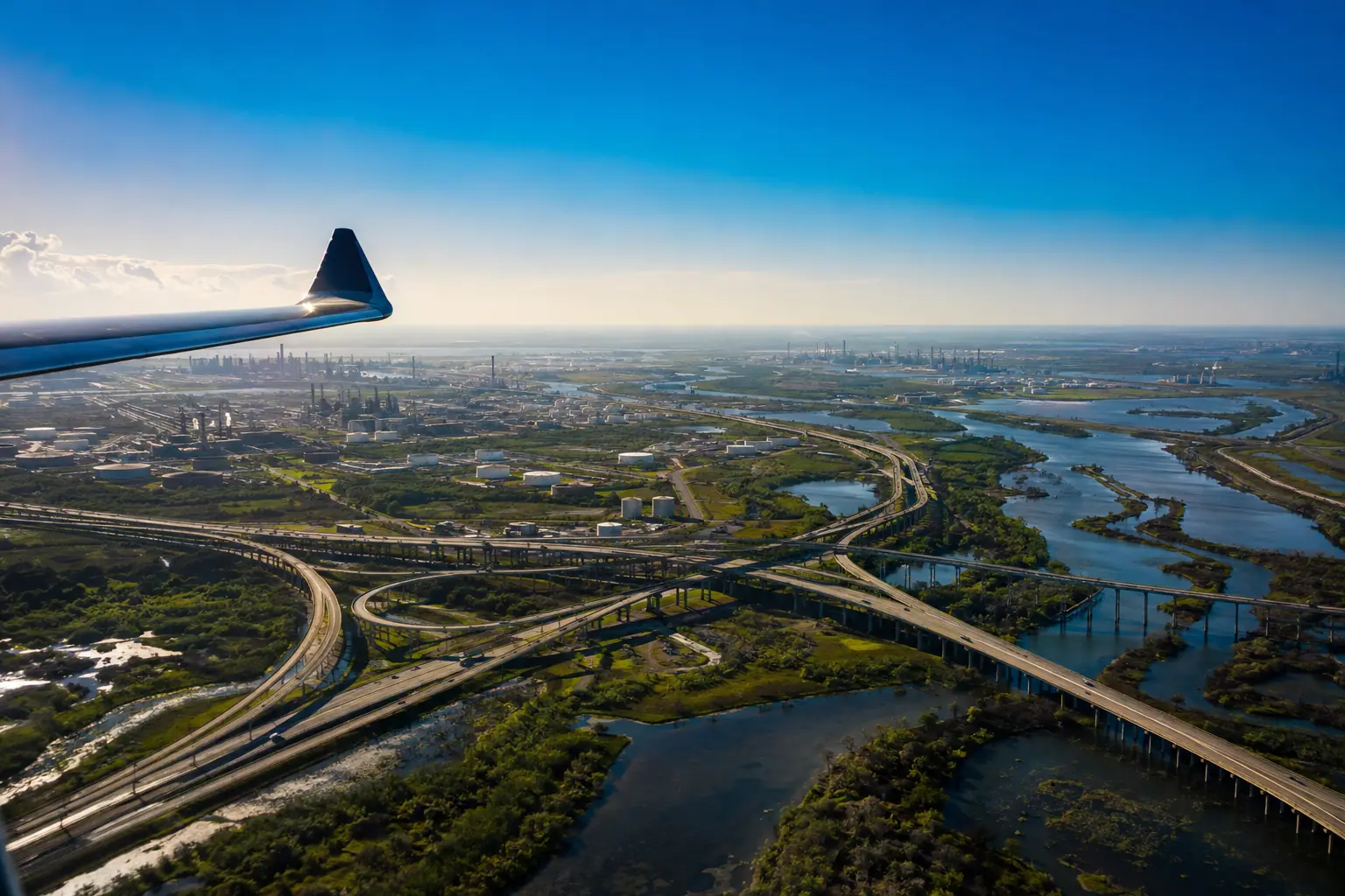 Houston from the air