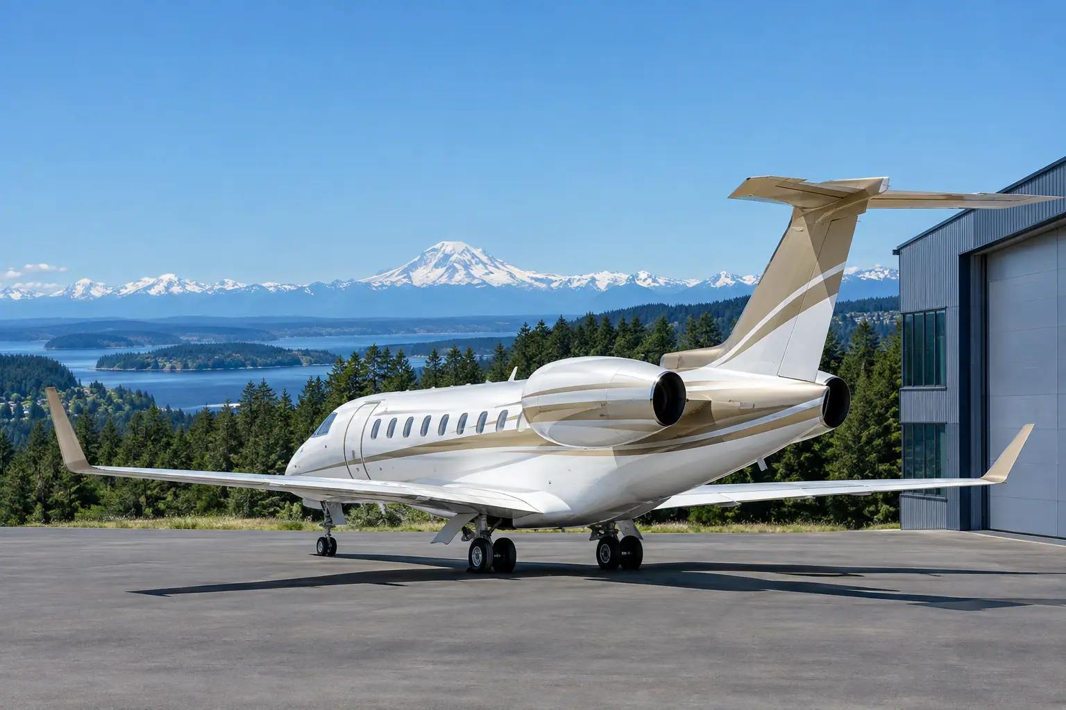 Ramp at King County International Airport - Boeing Field